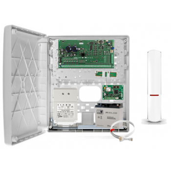 ZESTAW ALARMOWY SATEL INTEGRA 128 PLUS GRADE 3 + OPU-3P + INT-GSM + ACU-280 + 18Ah